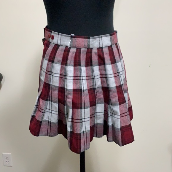 Halpern Canada Made Vintage  Mini  Kilt Y2k Skirt - Picture 5 of 9